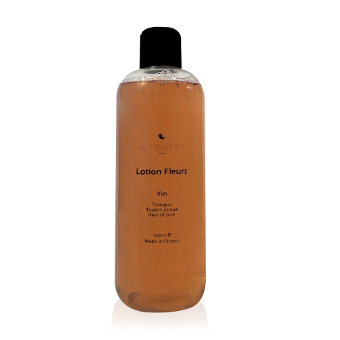Lotion aux Fleurs Yin : tonique apaisant et doux.