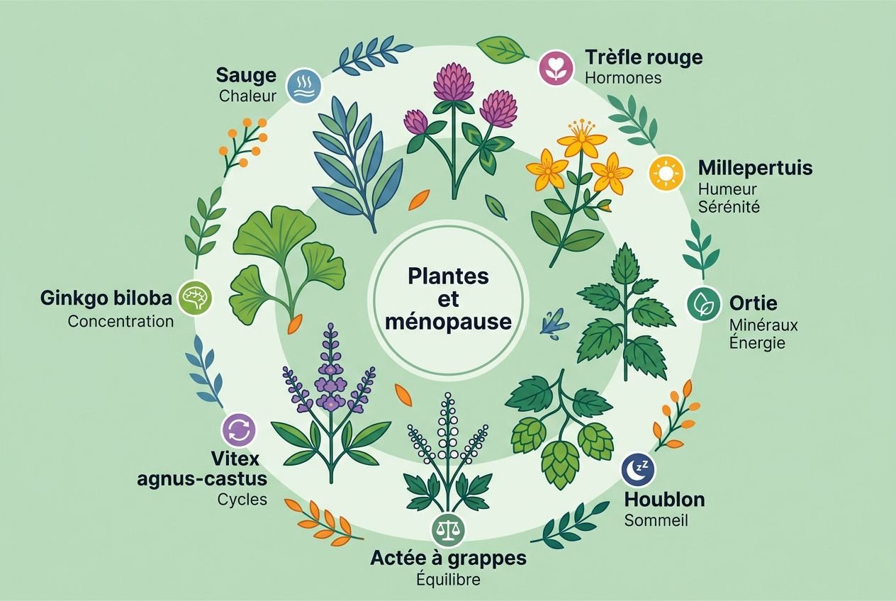 Les plantes peuvent être un soutien durant la ménopause