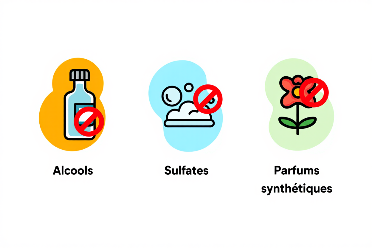 Ingrédients à éviter pour peaux sèches